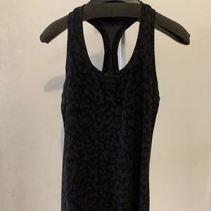 Lululemon Cool Racerback Nulu Black Camo EUC 6